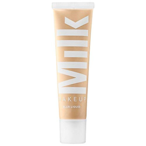MILK MAKEUP Blur Liquid Matte Foundation blends effortlessly and gives skin the best appearance of a semi-matte.
To ensure a flawless foundation shake the tube then drop 1-2 drops on the palm side of the hand. It is essential because it assists in creating blurring microspheres.
