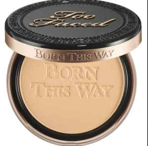 Too Faced Born This Way Pressed Powder Foundation is the Best foundation to hide wrinkles