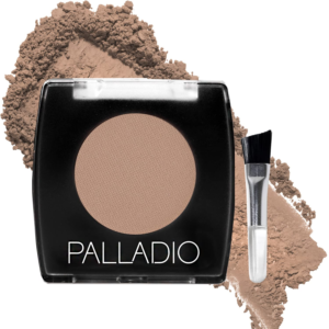  Palladio’s Brow Powder for Eyebrows helps enhance the texture and natural color of your eyebrows. The eyebrow powder in our taupe shade is perfect if you have blonde, light brown or gray hair.