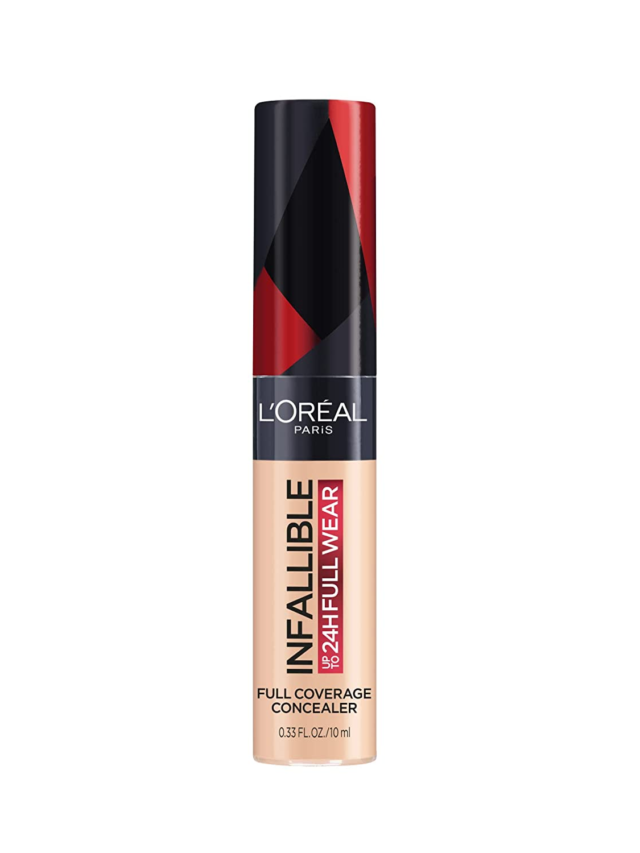 L'Oreal Paris Makeup Infallible Full Wear Waterproof Matte Concealer Experience full coverage and full face wear with a flawless matte finish that lasts for up to 24 hrs