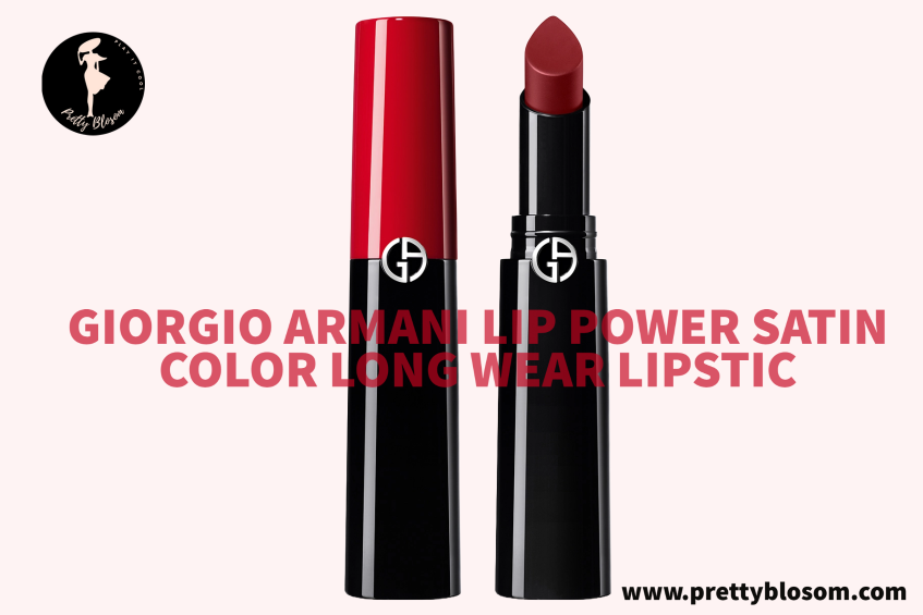 Reveal your inner power with the sense of confidence and Giorgio Armani's Lip Power Vivid Color Londwear Lipstic