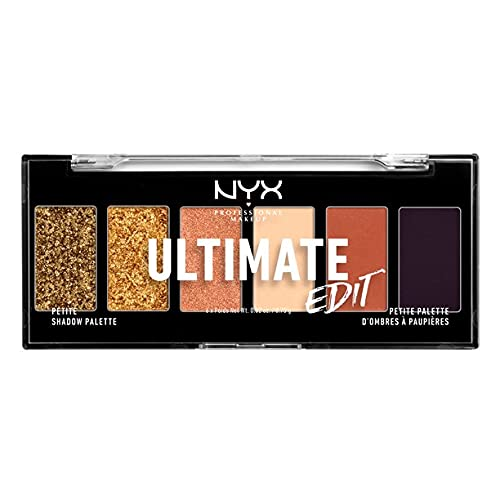 NYX Ultimate Edit Petite Shadow Palette with Blendable formula in matte & metallic finishes