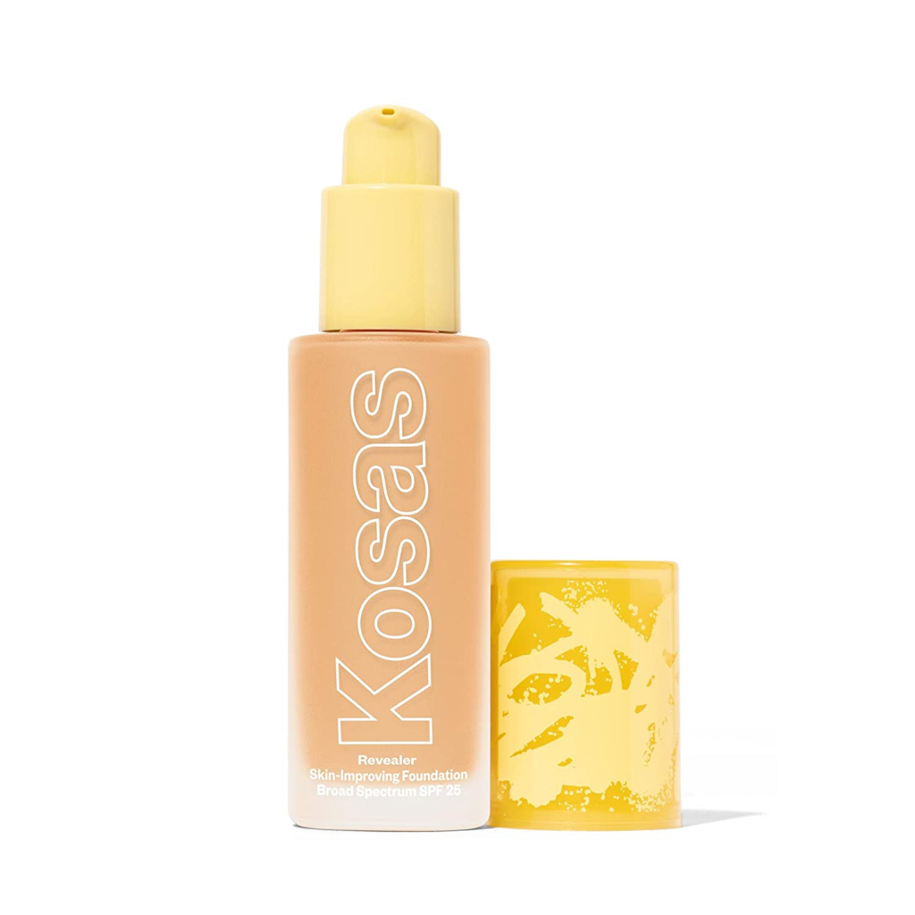 Kosas Revealer Skin-Improving Foundation SPF 25 is the perfect foundation for mature skin because it not only provides coverage but also improves the overall health of the skin.