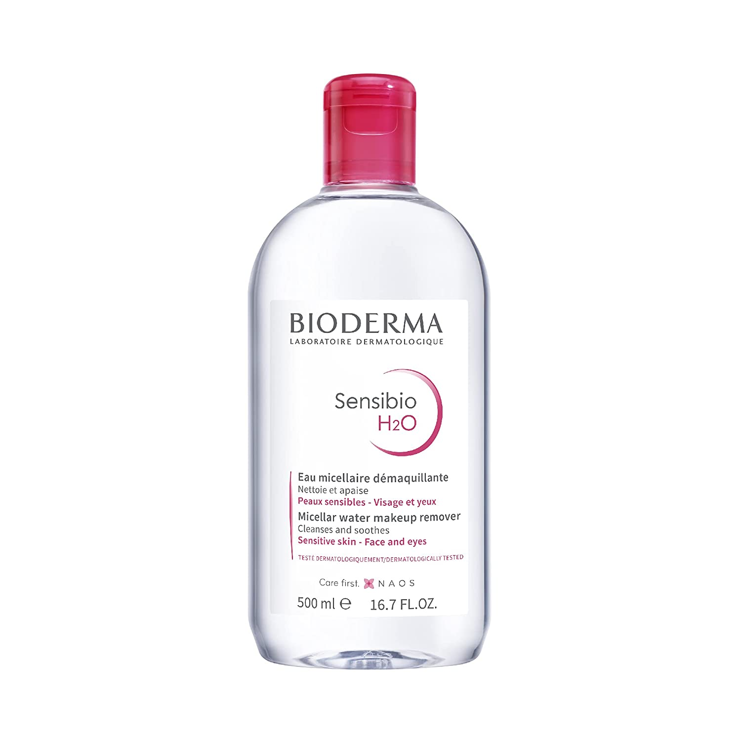 Bioderma - Sensibio - H2O Micellar Water - Makeup Remover Cleanser cleansing and makeup removing micellar water that respects the fragility of sensitive skin