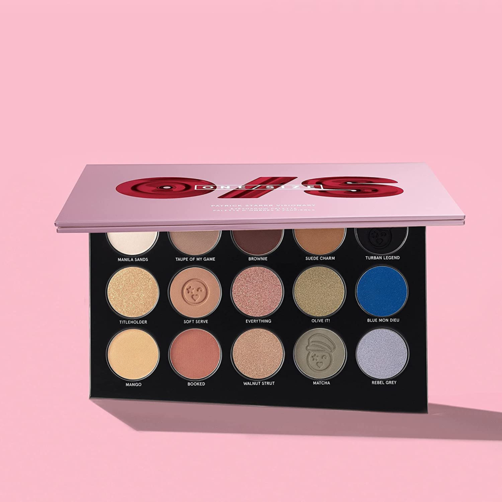 One Size Patrick STARRR Visionary Eyeshadow Palette FEATURING EVERYDAY MATTE AND PIGMENTED SHIMMER SHADES and it INCLUDES YUMMY NEUTRALS AND BOLD POPS OF COLOR FOR ENDLESS MAKEUP PLAY