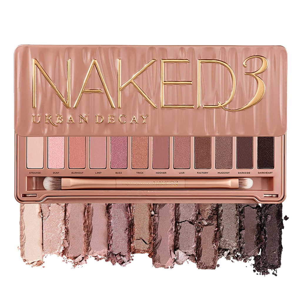 Urban Decay Naked3 Eyeshadow Palette with 12 different colors