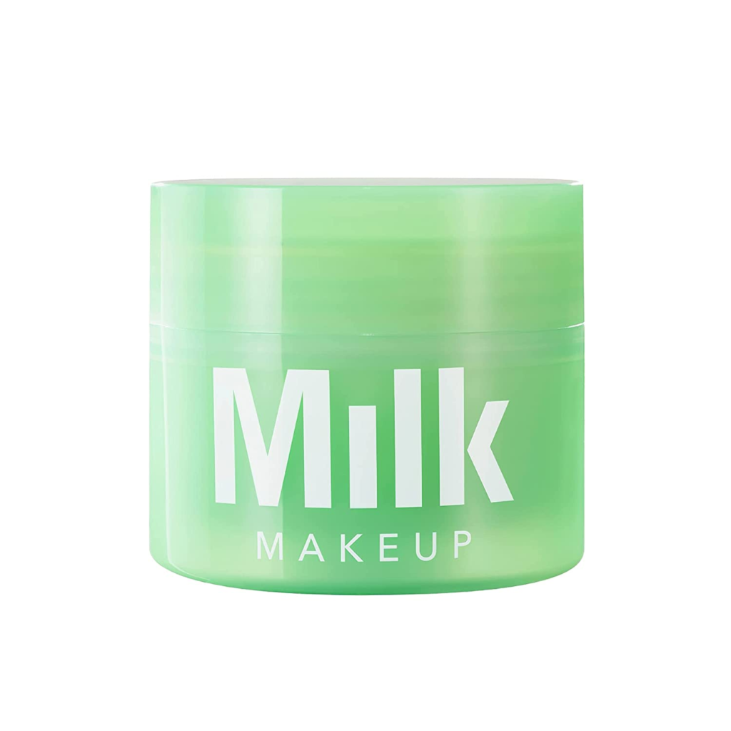 The MILK Makeup Hydro Ungrip Makeup Removing Cleansing Balm is a no-residue, 85% natural cleansing balm that melts away stubborn makeup