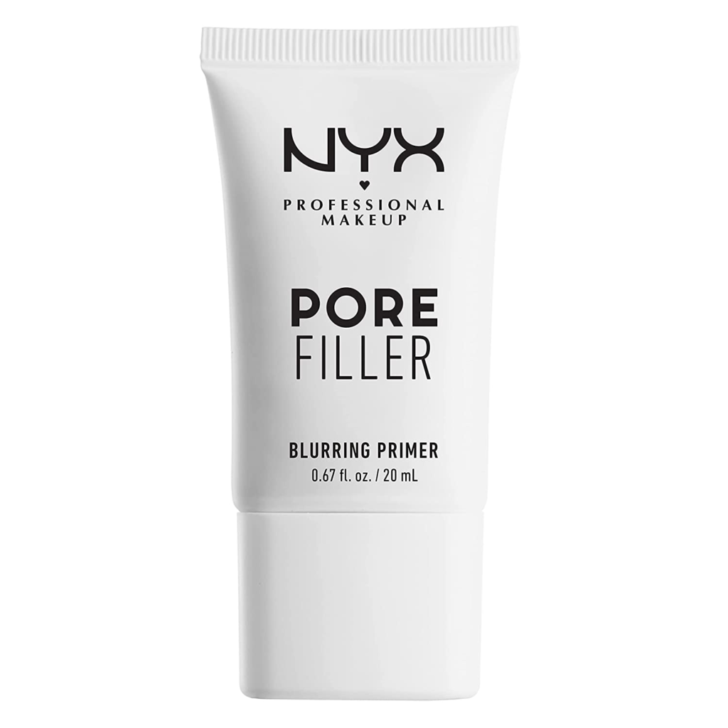 NYX PROFESSIONAL MAKEUP Pore Filler Blurring Primer is  infused with smoothing agents helps minimize the appearance of pores, kills shine and preps your complexion for a smooth makeup application