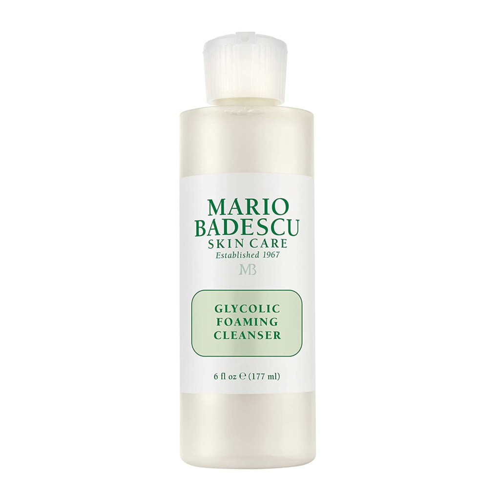 the Mario Badescu Glycolic Foaming Cleanser truly stands out. Formulated with powerful ingredients like glycolic acid, it gently removes dead skin cells, unclogs pores, and reveals a brighter complexion