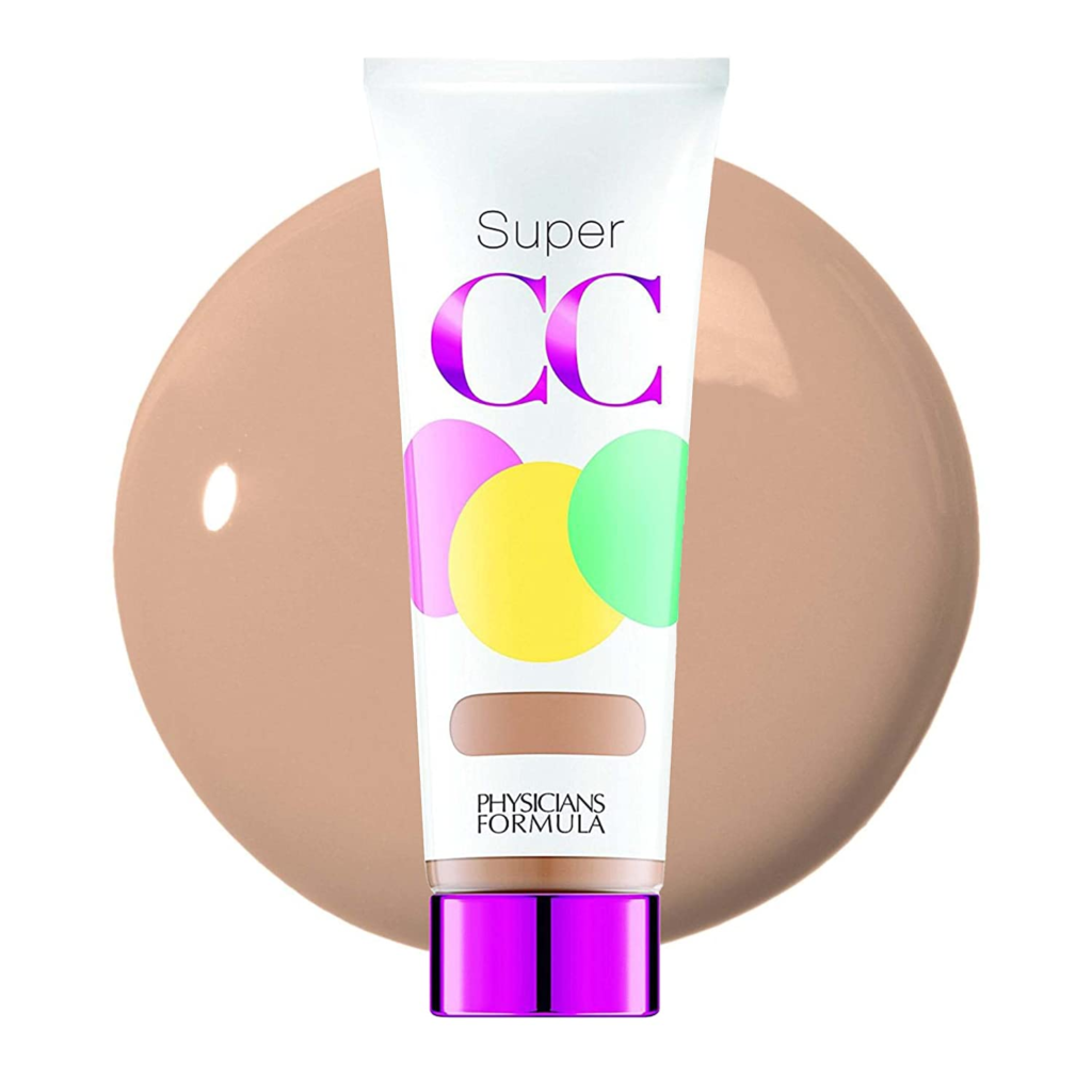 Physicians Formula Super CC+ Cream Color-Correction + Care Cream Full Coverage Light Foundation With micro color-correcting pigments & high-tech anti-aging ingredients, this CC Cream has the benefits of an anti-aging treatment, moisturizer, foundation & SPF in one product. 