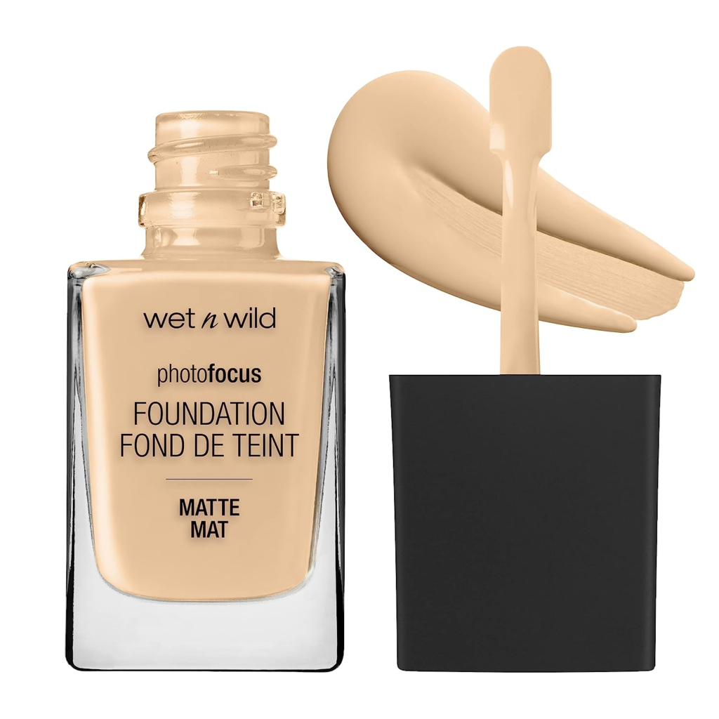 Wet n Wild Photo Focus Foundation is a high-performing, skin-perfecting foundation underwent major road testing under seven different photo lighting conditions to deliver flawless camera-ready makeup every time and also the best full coverage drugstore foundations 