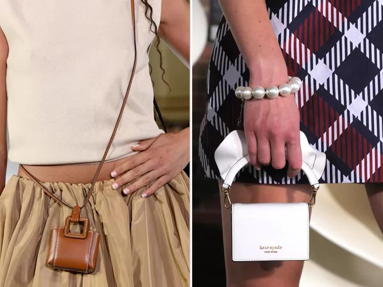 A tiny yet stylish mini bag, the epitome of compact fashion.