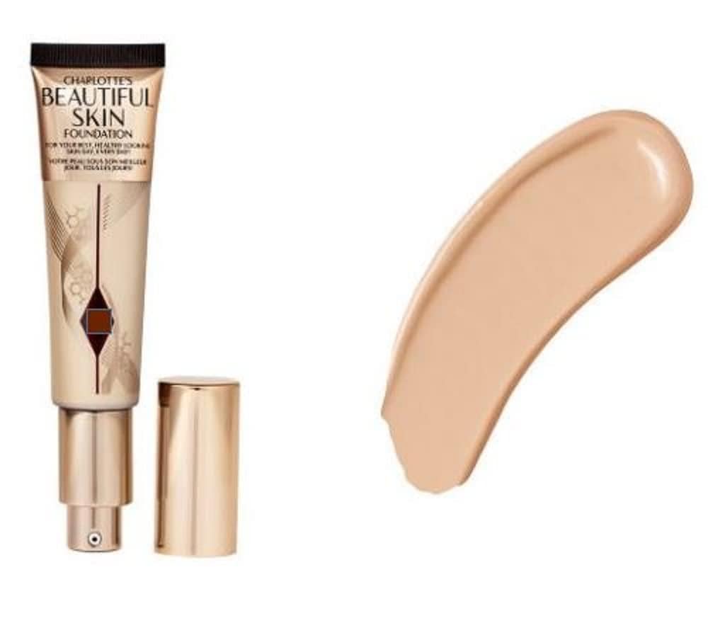The best Charlotte Tilbury foundation-Beautiful Skin Liquid Foundation offers versatile, buildable coverage with a radiant finish.