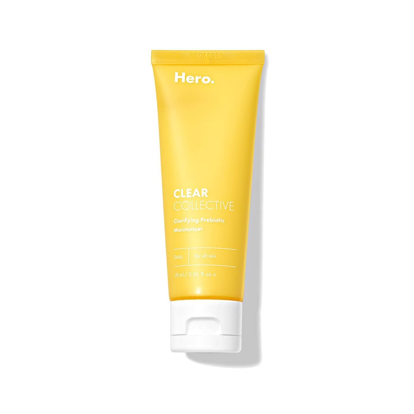 This prebiotic-powered moisturizer is ideal for hydrating acne skincare, free from irritants, and serves as an excellent makeup base with its lightweight, non-comedogenic formula.