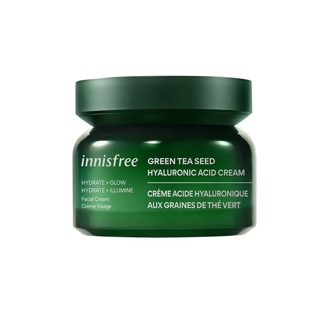 Innisfree's Green Tea Moisturizer is my go-to for sensitive skin, offering gentle hydration and strengthening the skin barrier without causing irritation, redness, or breakouts.