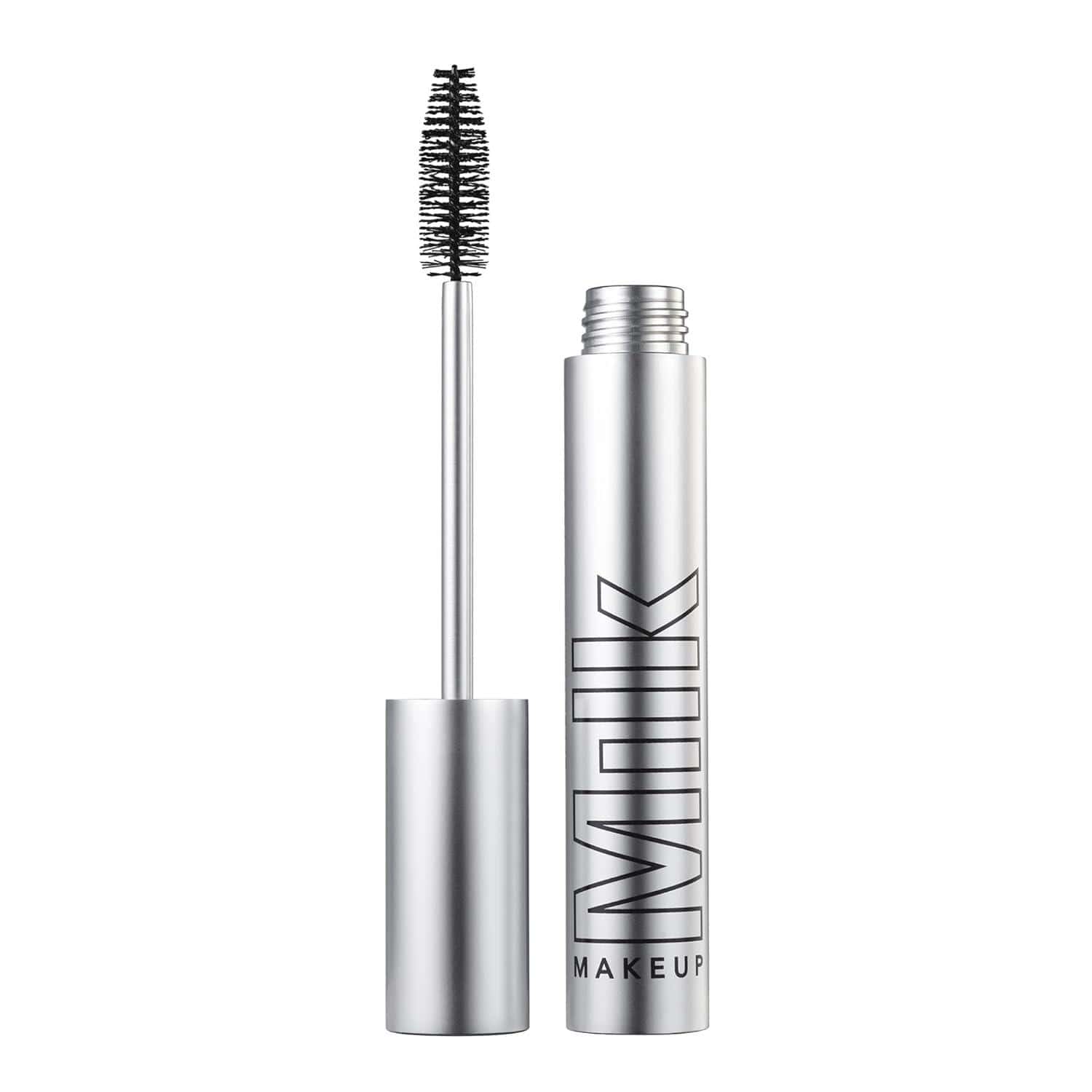 Embracing vegan and cruelty-free beauty, Milk Makeup's mascara, enriched with heart-shaped fibers, is my choice for achieving longer and fuller lashes among my volumizing mascaras.
