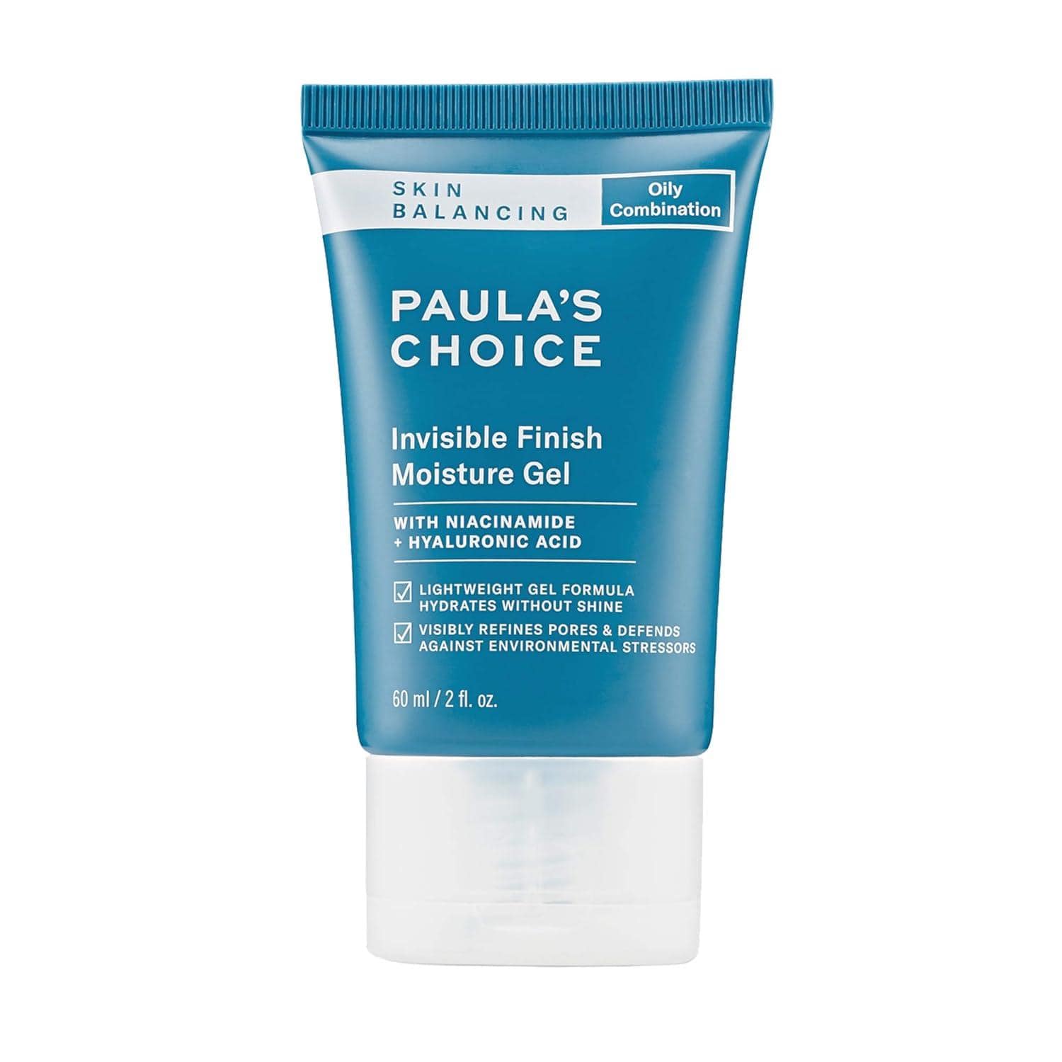 Paula's Choice Skin Balancing Invisible Finish Moisture Gel is my top pick for an Oil-Free Moisturizer, impressing with its gel-like formula that mattifies pores, softens, and smoothens skin tone without feeling heavy.