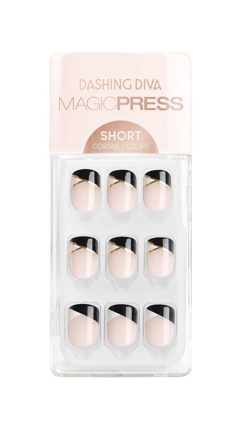 The Magic Press-on Nails make my DIY manicures a breeze with their glueless design. Remarkably durable, they're perfect for creative and stylish nail art