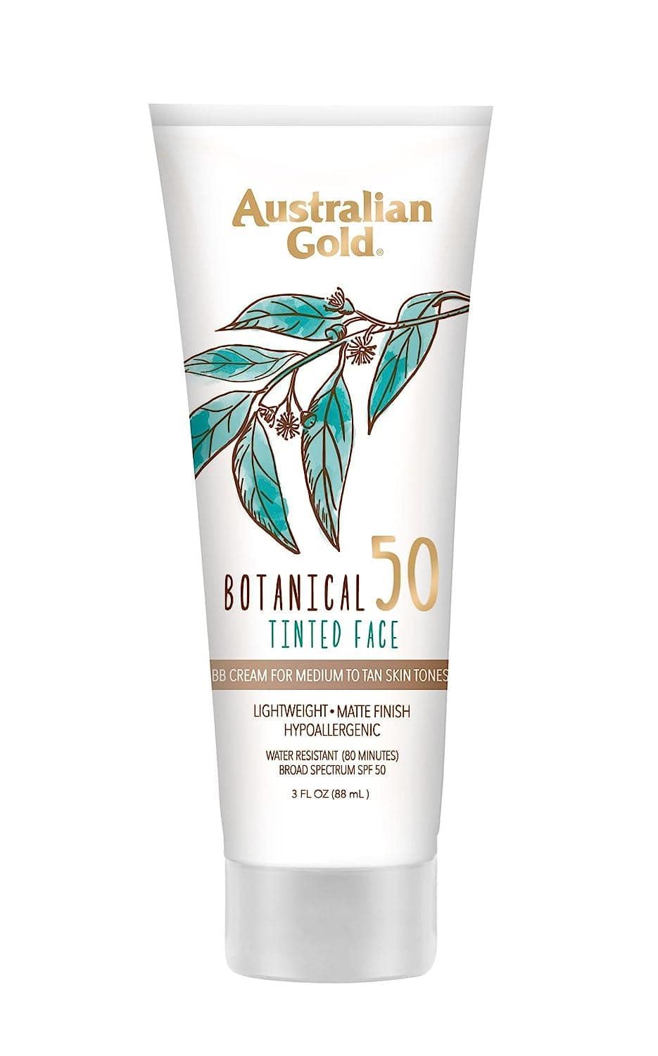 Australian Gold Botanical Sunscreen is my go-to: tinted, SPF 50, and a skin-tone-evening BB cream. Ideal for oily skin, mineral-based, and fragrance-free. Sunscreen for oily skin.